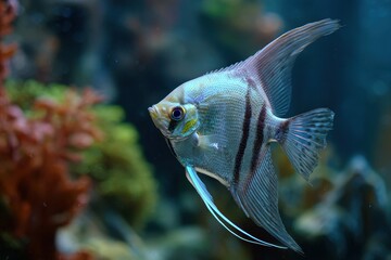 Angel fish can be unusual they prefer calm at times yet can also exhibit aggression and paranoia