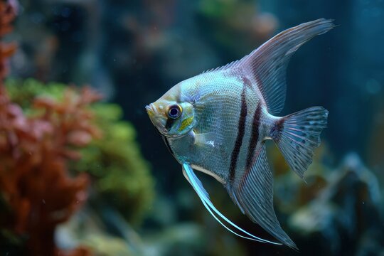 Angel fish can be unusual they prefer calm at times yet can also exhibit aggression and paranoia