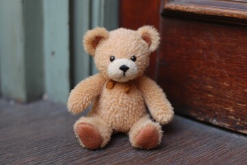 Obraz premium Old melancholy teddy bear