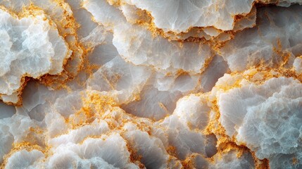 Obraz premium Close-up view of textured, layered stone