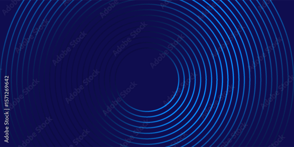 Poster bright blue dynamic abstract vector background with diagonal lines. 3d cover of business presentatio
