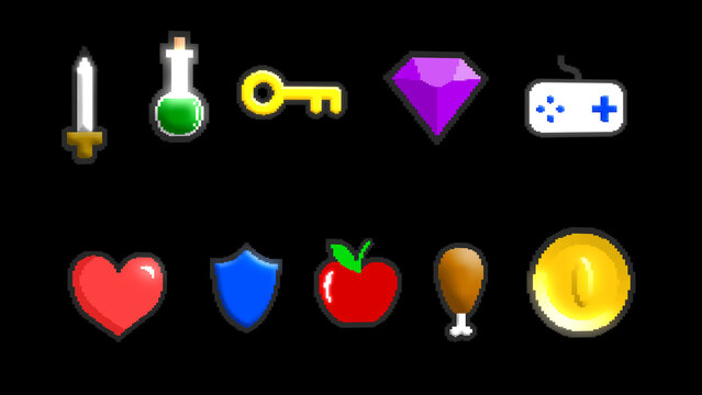 Pixel Game Icons