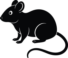 Fototapeta premium mouse on white background.eps