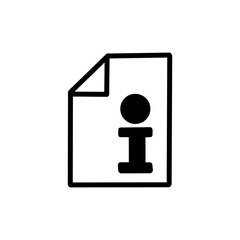 Information Document Icon／インフォメーション資料のアイコン