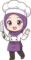 HIJAB CHEF READY TO COOK