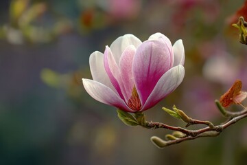 Soulangeana magnolia bloom