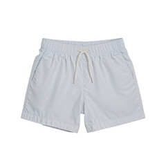 Crisp white casual shorts on a clean background offering versatile styling options for warm weather