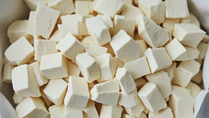 Soft, sweet and frozen tofu下