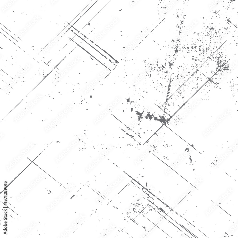 Aufkleber Dirty rough grunge surface with sharp lines. Diagonal cross scratched overlay pattern. Ideal for retro, abstract, vintage styles.