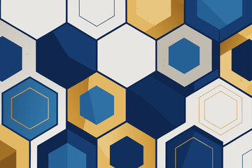 Geometric Hexagon Pattern abstract hexagons