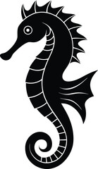 Fototapeta premium sea horse on white background.eps