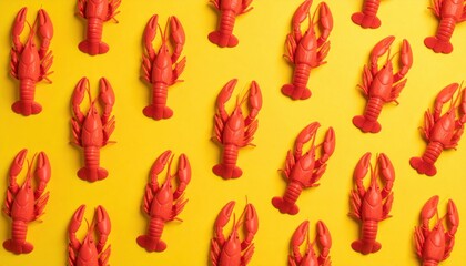 Red hot chili peppers: a seamless vector illustration of spicy floral food art, perfect for a vibrant nature-inspired wallpaper design