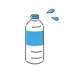 ペットボトルの水のイラスト
