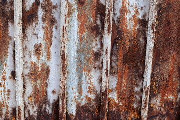 rouille sur une porte