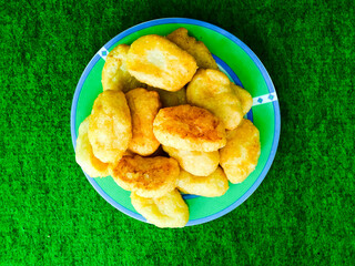 Gandos, a traditional food from Java. Coconut is the basic ingredient.