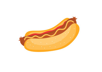 Png donut burger illustration with bright sweet pastry french fries drink pizza slice fast food isolated summer collection sandwich takeaway set

