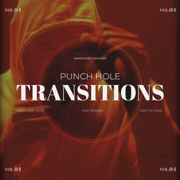 Punch Hole Transitions / Square / Part 04