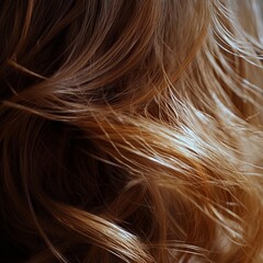 Naklejka premium Dry and messy hair in close up view