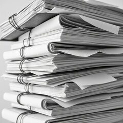 A mountain of office documents