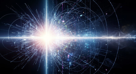 Obraz premium Information Entropy Bloom