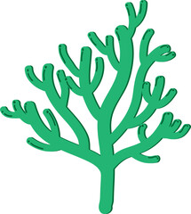 바다속에 사는 산호초