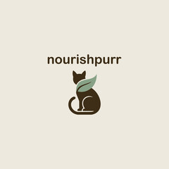 Cat head icon cat face logo design.
