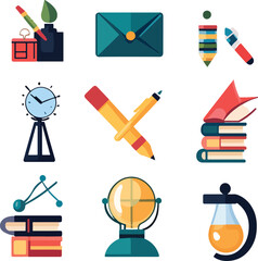 education icon set