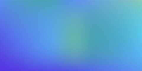 Obraz premium Blue, purple, green gradient. Soft pastel color gradient. Holographic blurred abstract background.