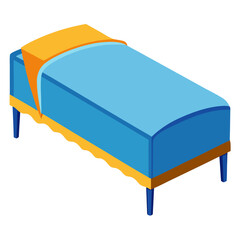 Floral Bedsheet Design Illustration