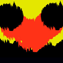 Yellow , Black and Red Background Design