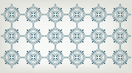 The shimmering gold against the deep, dark black creates a striking and beautiful contrast, highlighting the meticulous craftsmanship and exquisite detail of the repeating pattern. The design evokes