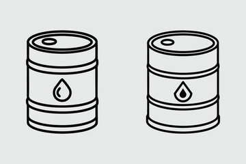 oil Barrel vector art 