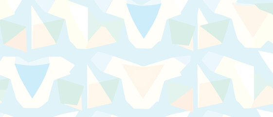 Pastel Geometric Shapes abstract background