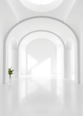 Modern office interior very minimal and modern style with elegant scandinavian style Empty room interior design architecture blank design room