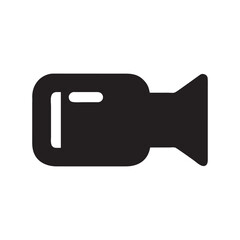 Professional Video Camera Icon High-Quality Vector Graphic for Filmmaking Projects