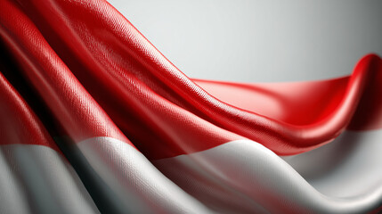 3d render indonesian flag background