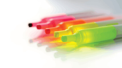 Colorful Marker Pens Art drawing writing