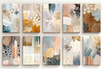 collage of wedding photos