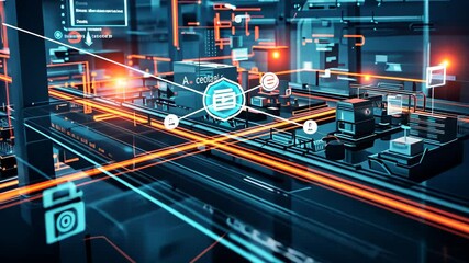 Digital transformation in a bustling smart industry environment - Powered by Adobe