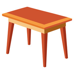Minimalist Furniture Table Silhouette Design