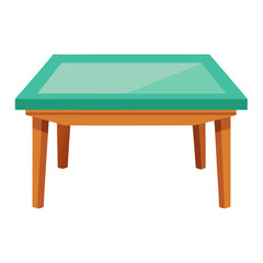 Minimalist Furniture Table Silhouette Design