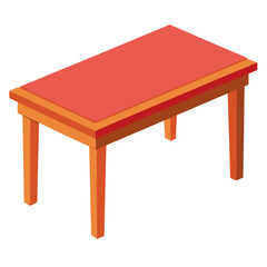 Minimalist Furniture Table Silhouette Design