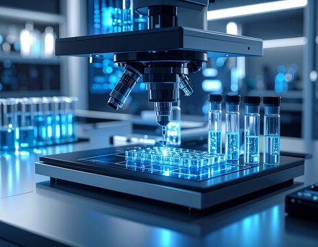 Photos on the topic of cell therapy in medical research