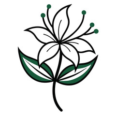 abstract floral design