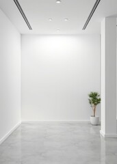Spacious empty room on sunny day Empty room interior design architecture blank design room