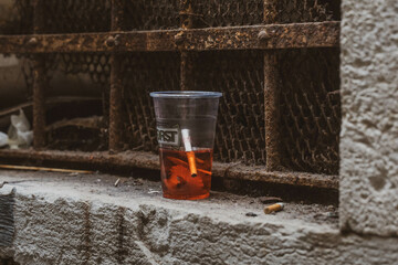 Spritz et cigarette
