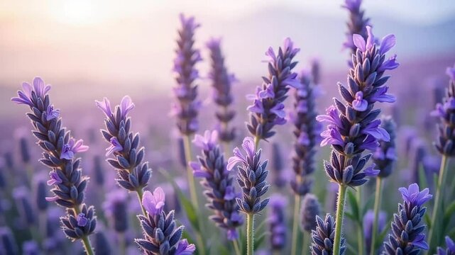 Beautiful lavender field background wallpaper desktop nature purple flower spring bloom aromatherapy summer plant