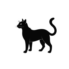 black cat silhouette