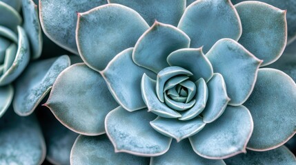 Close-up of a succulent's rosette