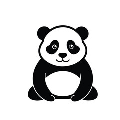 panda bear with a bamboo